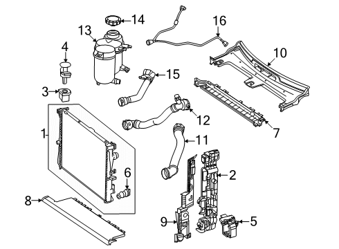 2025 Mercedes-Benz CLE300 Radiator & Components