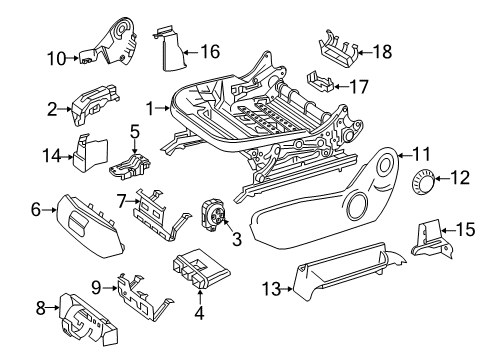 2016 Mercedes-Benz B250e Tracks & Components