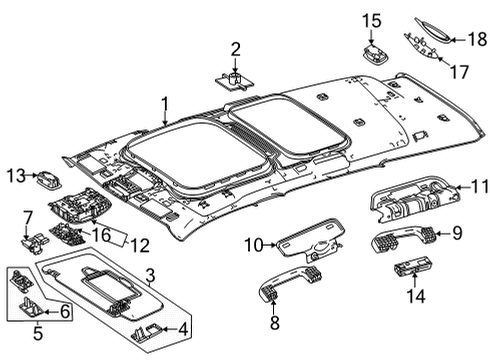 2025 Mercedes-Benz GLA250 Interior Trim - Roof
