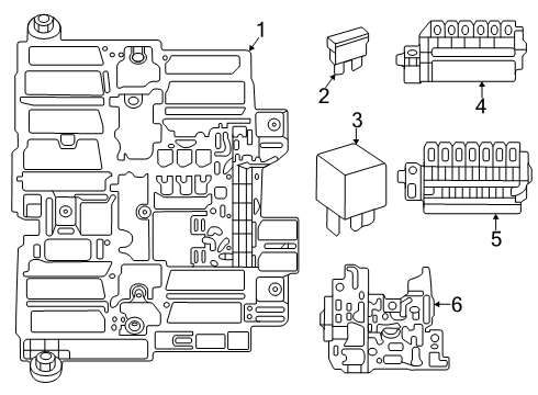 2024 Mercedes-Benz CLA35 AMG Fuse & Relay Diagram