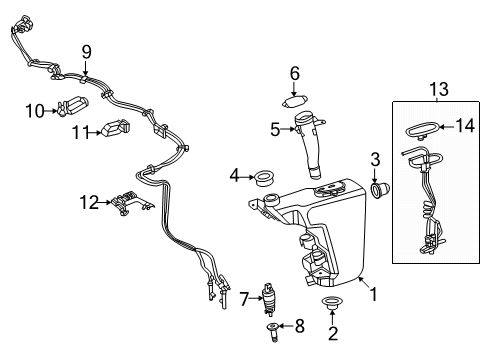 2024 Mercedes-Benz CLE53 AMG Wiper & Washer Components