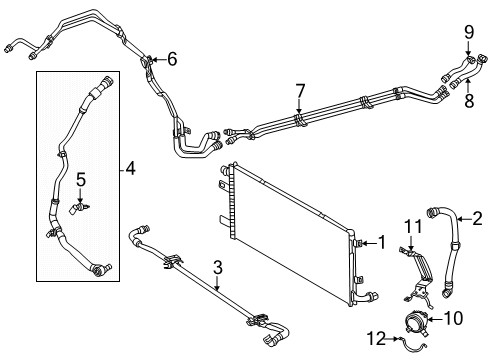 2024 Mercedes-Benz GLE350 Radiator & Components
