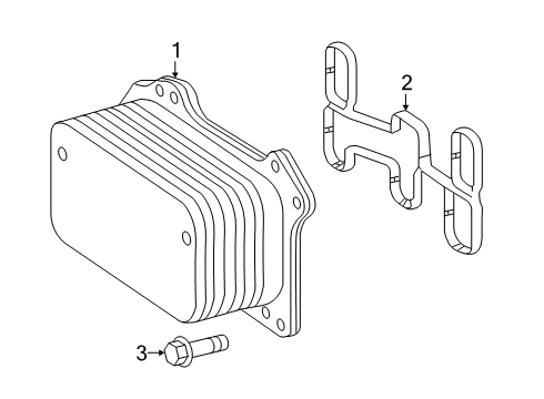 2019 Mercedes-Benz C300 Engine Oil Cooler