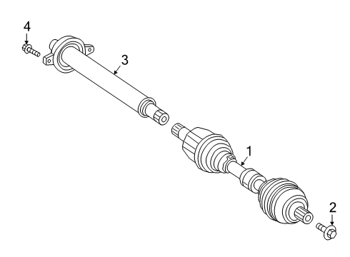 2025 Mercedes-Benz CLA35 AMG Drive Axles - Front