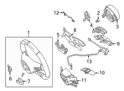 2023 Mercedes-Benz CLS450 SWITCH BLOCK Diagram for 099-905-62-07-65-9051