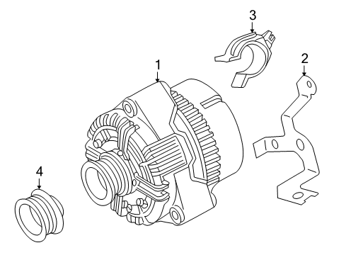 2000 Mercedes-Benz S430 Alternator Diagram
