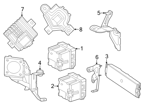2025 Mercedes-Benz EQE 350+ Electrical Components Diagram 5
