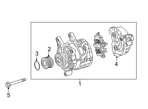 2021 Mercedes-Benz A220 Alternator Diagram 2