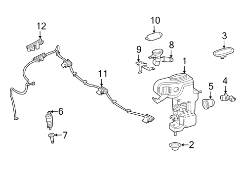 2023 Mercedes-Benz SL43 AMG Wiper & Washer Components