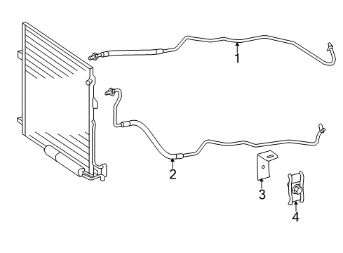2007 Mercedes-Benz R500 Trans Oil Cooler