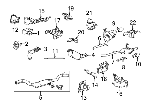 2011 Mercedes-Benz ML350 Diesel Aftertreatment System Diagram