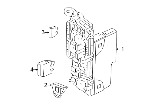 2014 Mercedes-Benz E350 Fuse & Relay Diagram 3