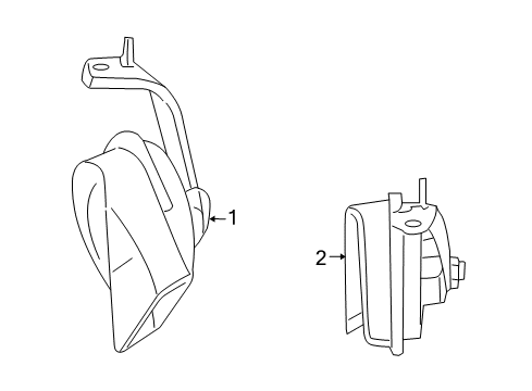 2007 Mercedes-Benz CL600 Horn Diagram