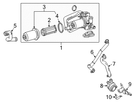 2015 Mercedes-Benz GLA45 AMG Oil Cooler Diagram