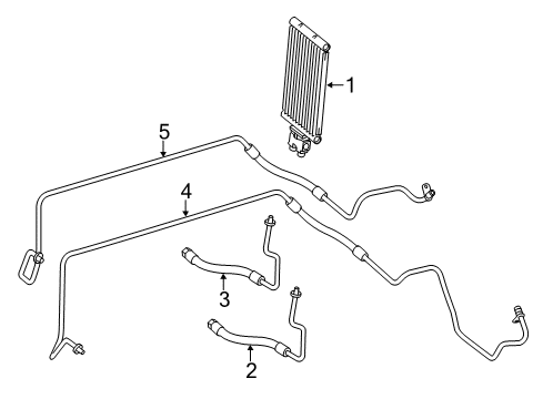 2016 Mercedes-Benz Sprinter 2500 Trans Oil Cooler