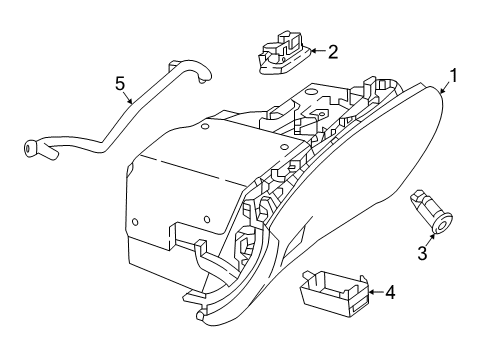 2018 Mercedes-Benz E400 Glove Box Diagram