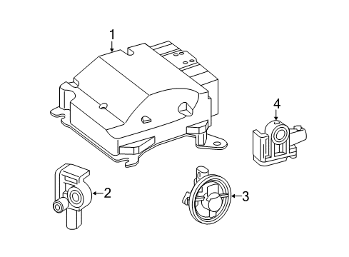 2017 Mercedes-Benz S550 Supplemental Restraint System Diagram 3