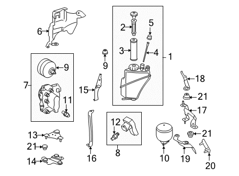 2007 Mercedes-Benz S550 Auto Leveling Components