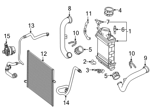 2018 Mercedes-Benz S450 Intercooler Diagram
