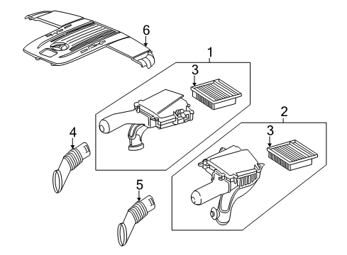 2011 Mercedes-Benz SL65 AMG Filters Diagram