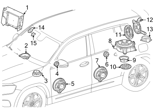 2023 Mercedes-Benz EQB 250+ Sound System
