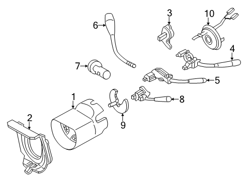 2012 Mercedes-Benz SL550 Switches Diagram