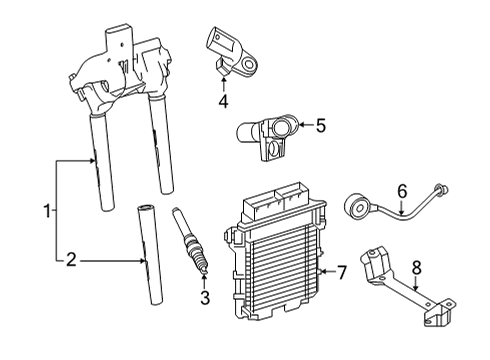 2020 Mercedes-Benz AMG GT 63 S Ignition System Diagram