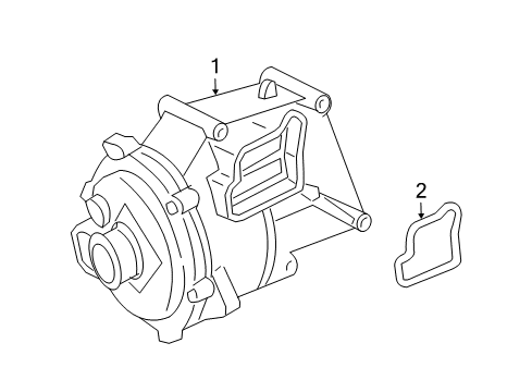 2006 Mercedes-Benz S65 AMG Alternator