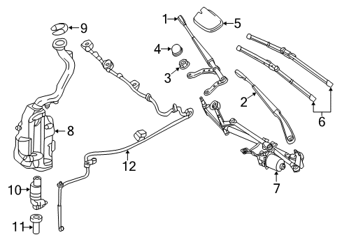 2015 Mercedes-Benz B Electric Drive Front Arm Diagram for 246-820-20-00
