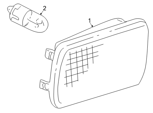2000 Mercedes-Benz E430 Signal Lamps Diagram