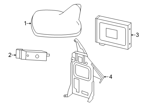 2010 Mercedes-Benz E550 Antenna & Radio Diagram