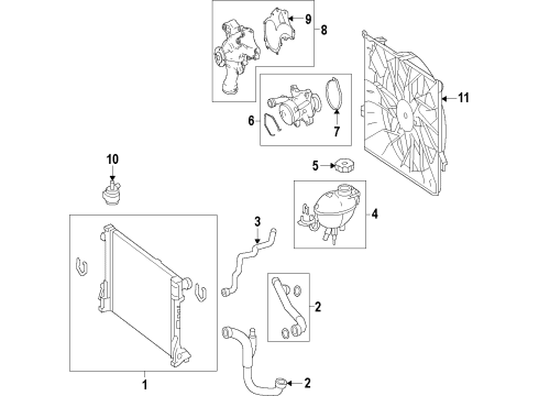 2013 Mercedes-Benz C63 AMG Cooling Fan Diagram