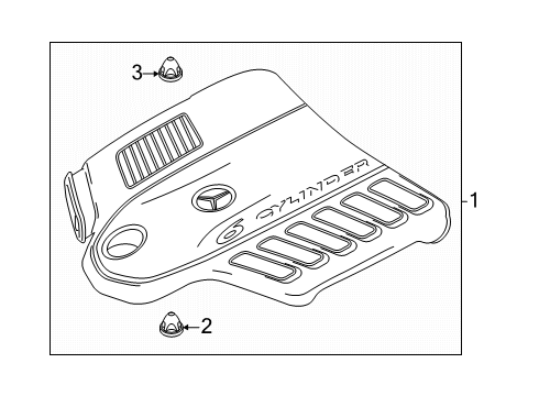 2024 Mercedes-Benz CLE53 AMG Engine Appearance Cover