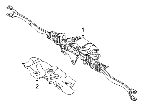 2025 Mercedes-Benz GLC63 AMG S E Performance Steering Gear & Linkage