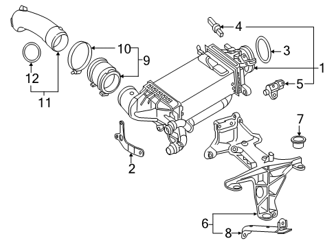 2015 Mercedes-Benz C300 Intercooler Diagram