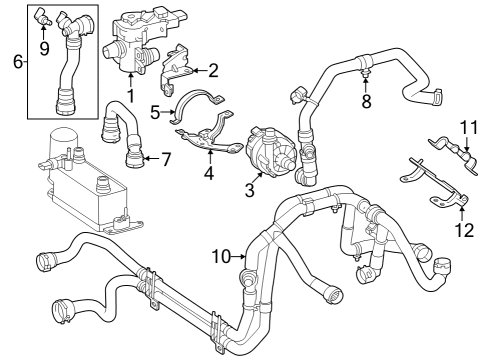 2025 Mercedes-Benz EQB 350 Hoses, Lines & Pipes Diagram 2