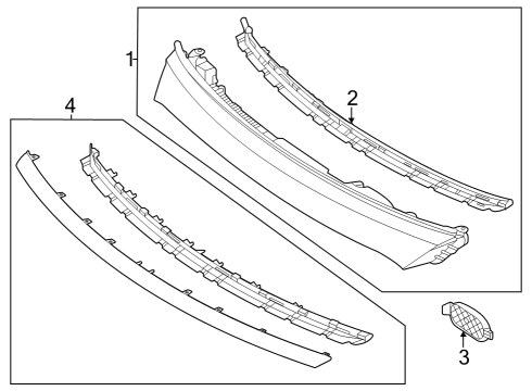 2025 Mercedes-Benz EQS 450 SUV Lamp Bar