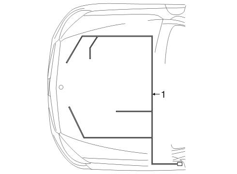 2023 Mercedes-Benz SL43 AMG Wiring Harness