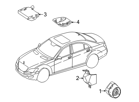 2010 Mercedes-Benz S400 COVER Diagram for 221-820-11-12-8L64