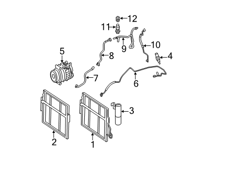 2014 Mercedes-Benz CL550 Air Conditioner Diagram