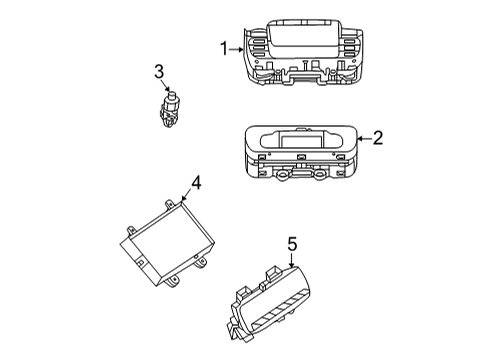 2025 Mercedes-Benz GLE53 AMG Electrical Components - Console