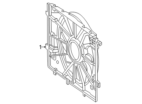 2019 Mercedes-Benz AMG GT C Cooling Fan Diagram