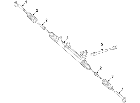 2011 Mercedes-Benz R350 P/S Pump & Hoses Diagram