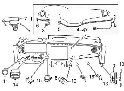 2024 Mercedes-Benz EQE SUV AMG Cluster & Switches