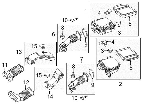 2018 Mercedes-Benz GLE550e Powertrain Control Diagram