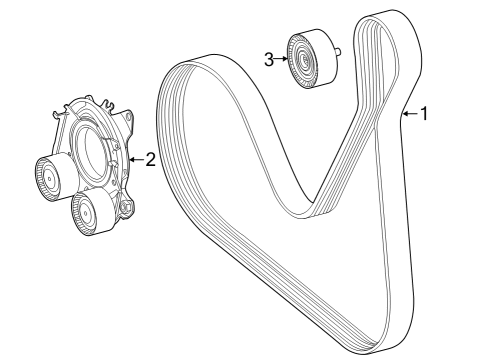2024 Mercedes-Benz C63 AMG S E Performance Belts & Pulleys
