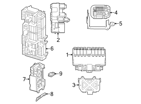 2023 Mercedes-Benz SL43 AMG Fuse & Relay Diagram 2