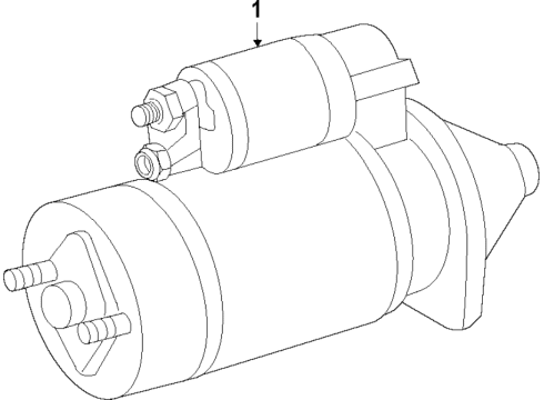 2016 Mercedes-Benz Metris Starter Diagram 2