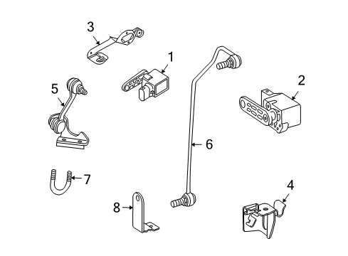 2006 Mercedes-Benz CLK350 Electrical Components Diagram 2