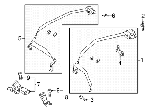 2025 Mercedes-Benz EQS 450+ Seat Belt